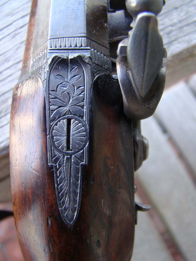 An exceptionally fine gentleman's flintlock travelling pistol by Clough & Sons, Bath, England, circa 1820. — image 3